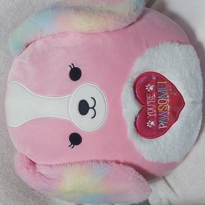 Beemie 16" Squishmallow the Pink Tie-dye Dog - NWT